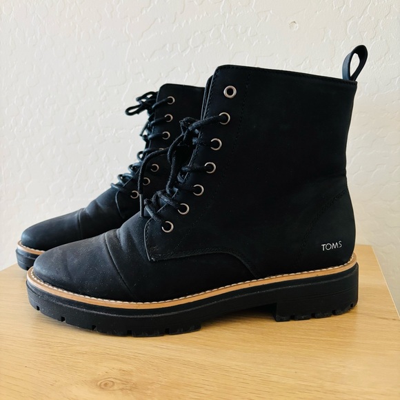 Toms Shoes - TOMS Women's Black Alaya Ankle Boots